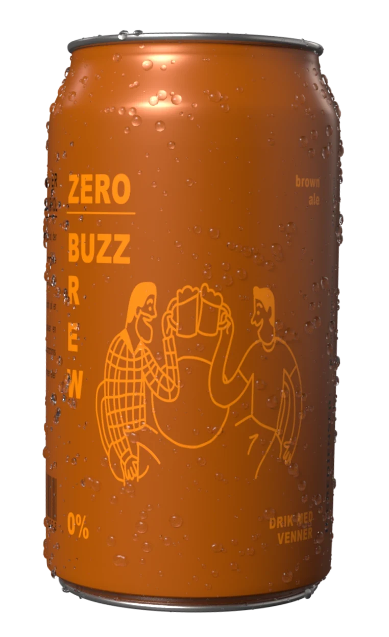 Billede af ZeroBuzz Brew's Brown Ale dåse øl
